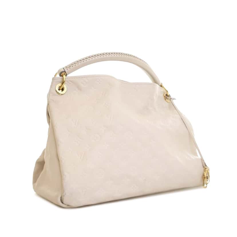 Louis Vuitton Monogram Empreinte Artsy MM White Leather Good condition - Back View
