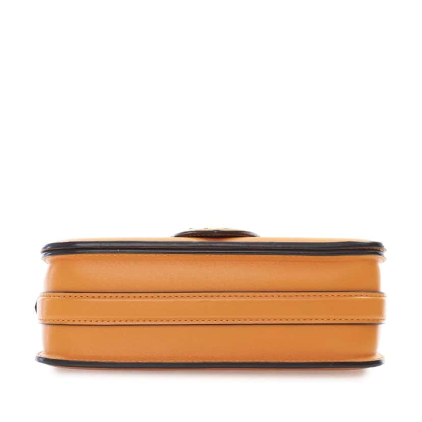 Louis Vuitton Calfskin LV Pont 9 Soft MM Orange Leather Good condition - Box View