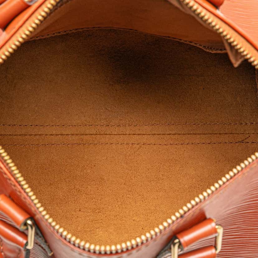 Louis Vuitton Epi Speedy 25 Brown Leather Good condition - Model View