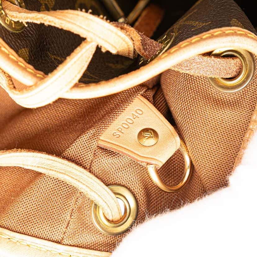 Louis Vuitton Monogram Montsouris MM Brown Canvas Good condition - Box View