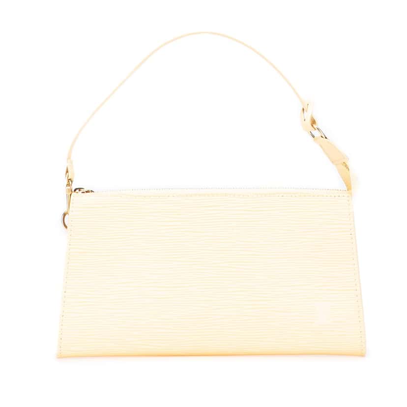 Louis Vuitton Epi Pochette Accessoires Yellow Leather Good condition - Front View