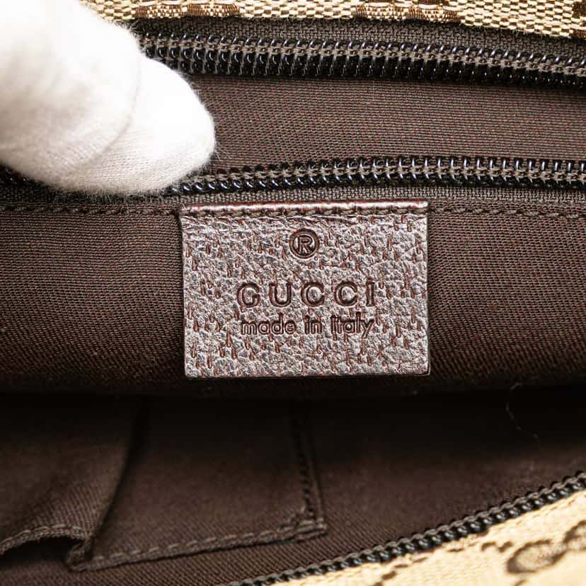 Gucci GG Canvas Web Crossbody Brown Canvas Good condition - Box View