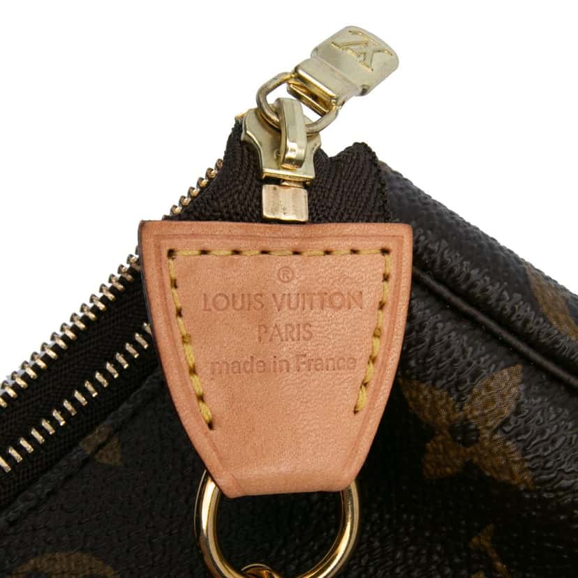 Louis Vuitton Monogram Mini Pochette Accessoires Brown Canvas Good condition - Box View