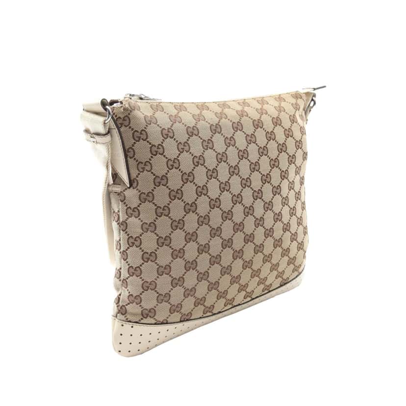 Gucci GG Canvas Crossbody Brown Canvas Good condition - Back View