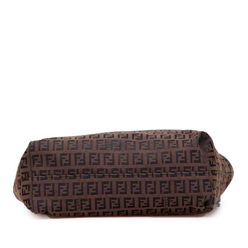 Fendi Zucchino Canvas Tote Brown Canvas Good condition - Inside View