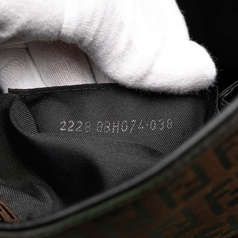 Fendi Zucchino Canvas Tote Brown Canvas Good condition - Box View