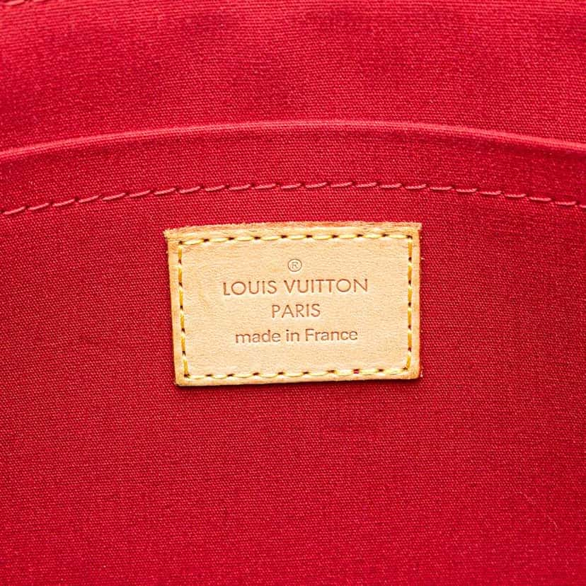 Louis Vuitton Monogram Vernis Rosewood Avenue Red Leather Good condition - Box View