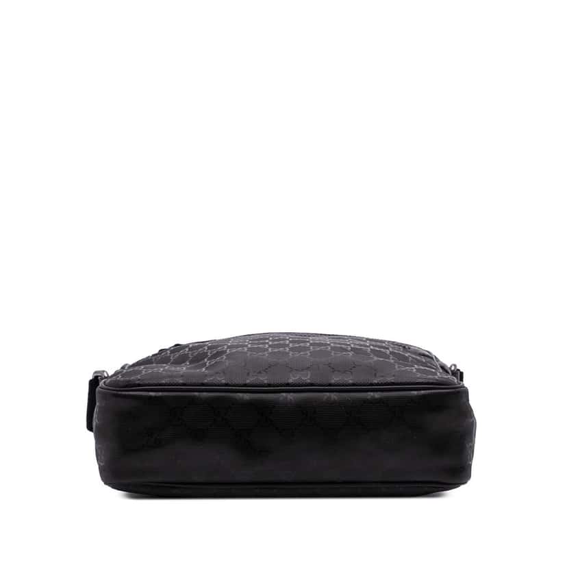 Gucci GG Imprime Crossbody Black Canvas Good condition - Inside View