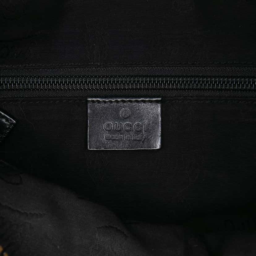 Gucci GG Imprime Crossbody Black Canvas Good condition - Box View