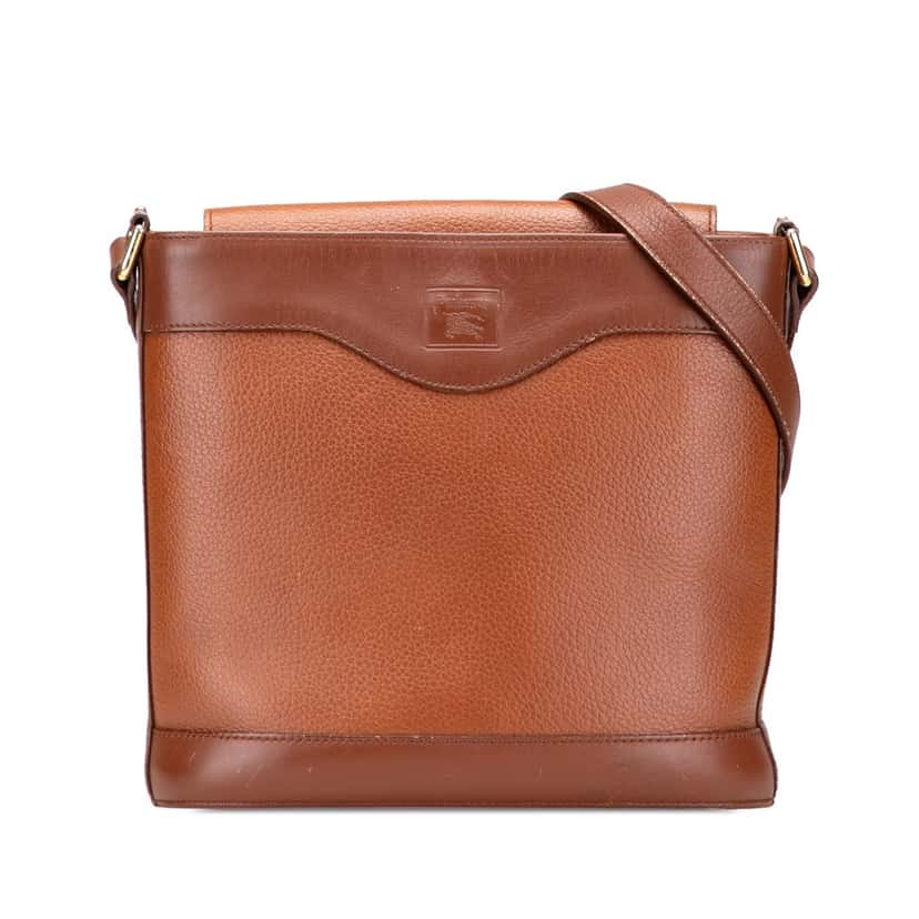 Burberry Leather Crossbody Brown Leather Good condition - Front View