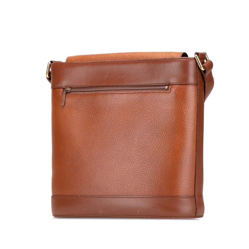 Burberry Leather Crossbody Brown Leather Good condition - Back View
