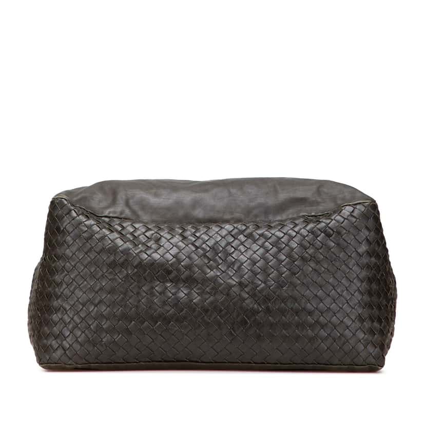 Bottega Veneta Nappa Intrecciato Knot Hobo Brown Leather Good condition - Inside View