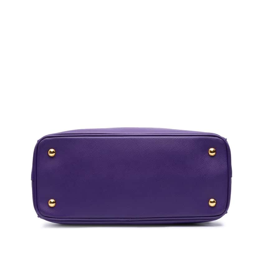 Prada Medium Saffiano Lux Galleria Satchel Purple Leather Good condition - Inside View
