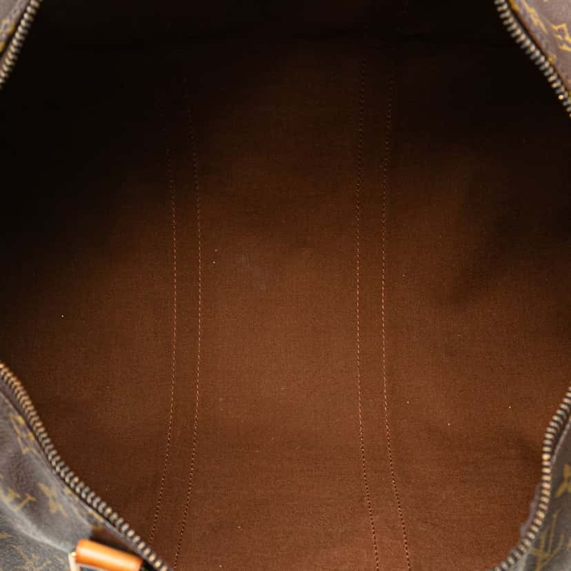 Louis Vuitton Monogram Keepall 50 Brown Canvas Good condition - Model View