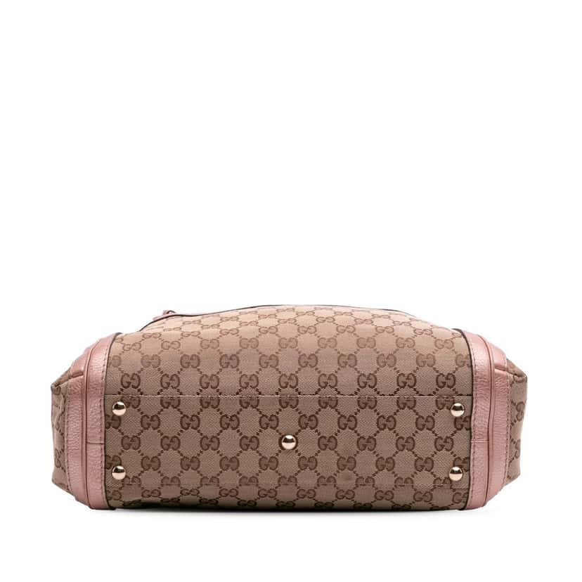 Gucci GG Canvas Bella Satchel Brown Canvas Good condition - Inside View