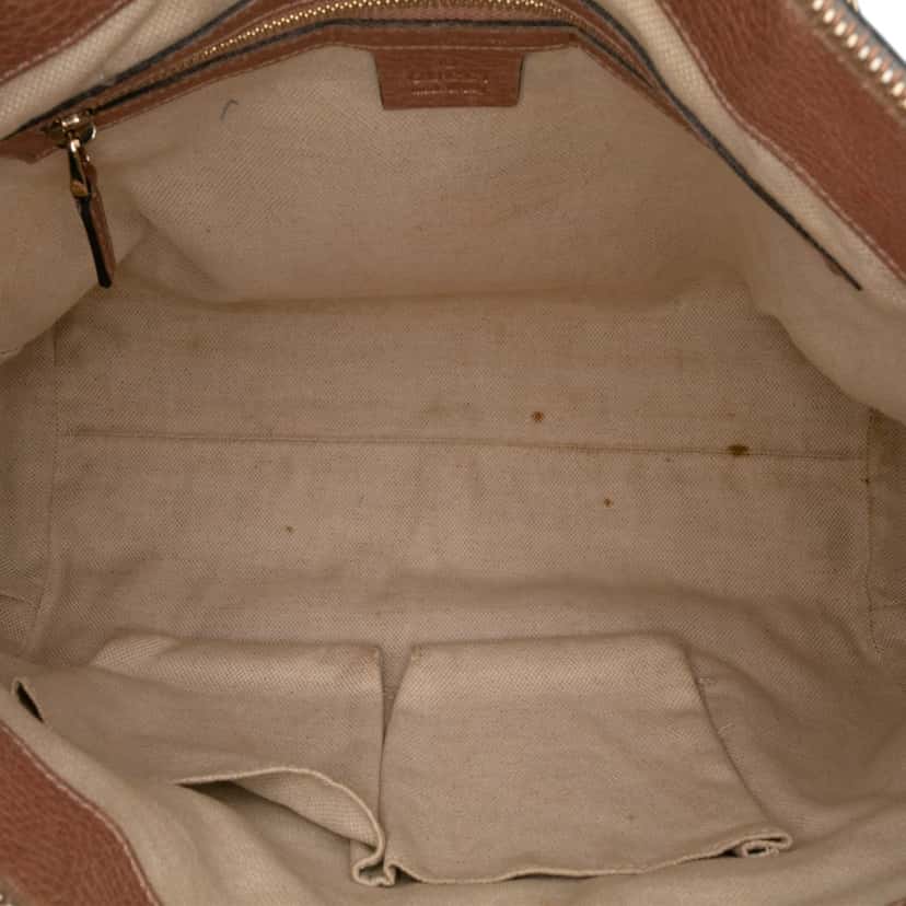 Gucci GG Canvas Bella Satchel Brown Canvas Good condition - Model View