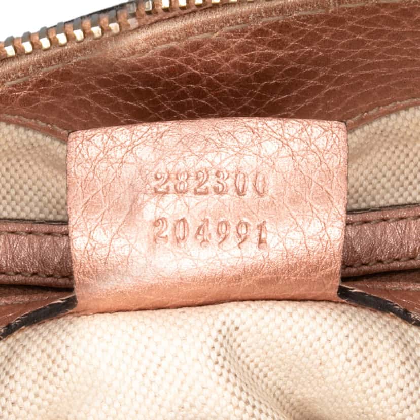 Gucci GG Canvas Bella Satchel Brown Canvas Good condition - Box View