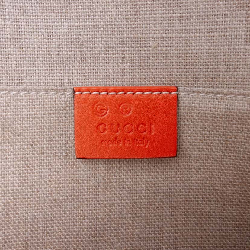 Gucci Mini Microguccissima Dome Satchel Orange Leather Good condition - Box View