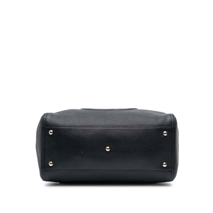 Gucci Medium Leather Soho Cellarius Tote Black Leather Good condition - Inside View