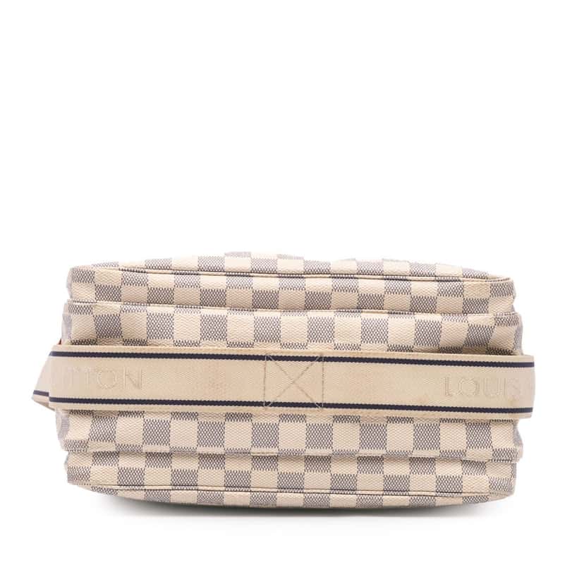 Louis Vuitton Damier Azur Naviglio White Canvas Good condition - Inside View