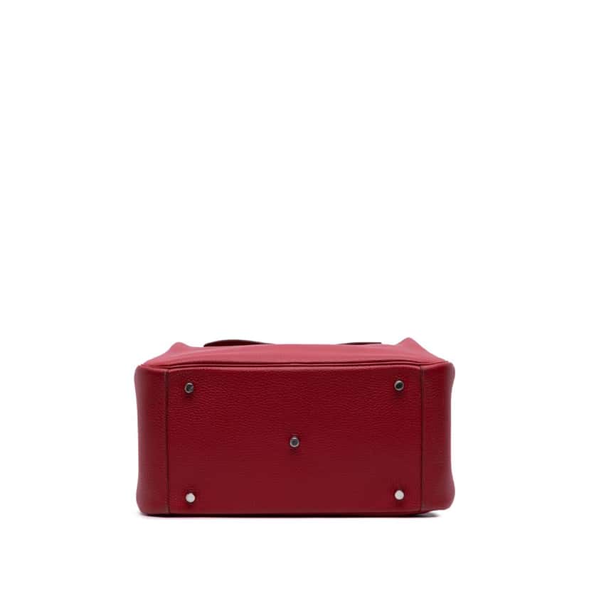 Hermès Clemence Lindy 34 Red Leather Good condition - Inside View