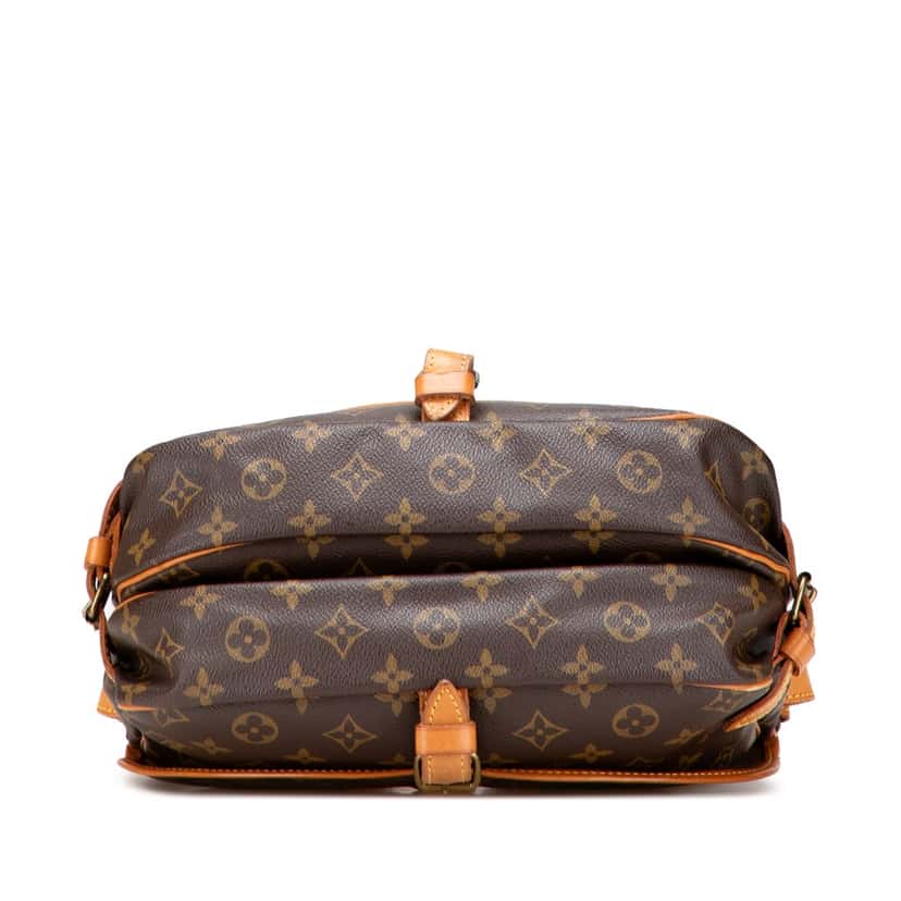 Louis Vuitton Monogram Saumur 25 Brown Canvas Fair condition - Inside View