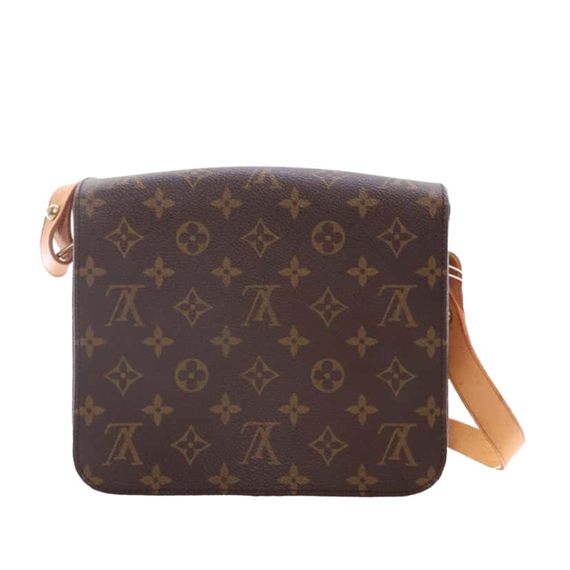 Louis Vuitton Monogram Cartouchiere MM Brown Canvas Good condition - Model View