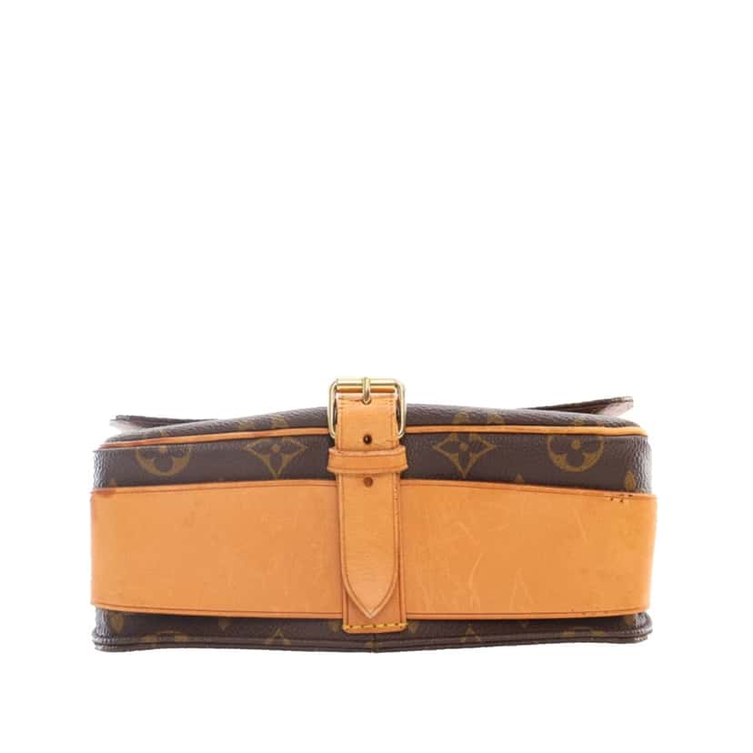 Louis Vuitton Monogram Cartouchiere MM Brown Canvas Good condition - Box View