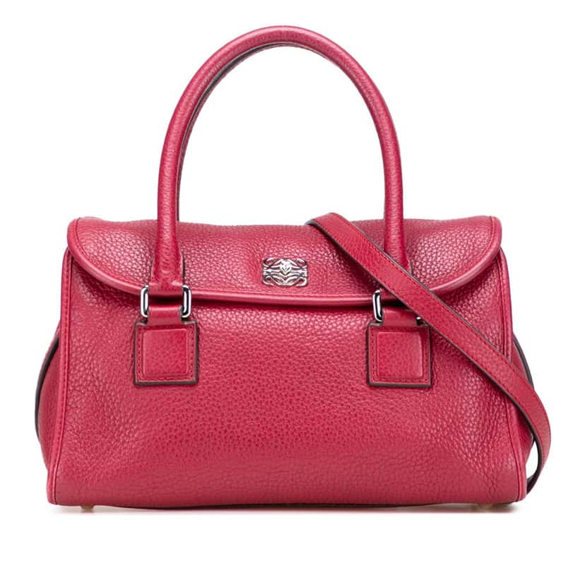 Loewe Leather Alamo 28 Red Leather Good condition - Front View