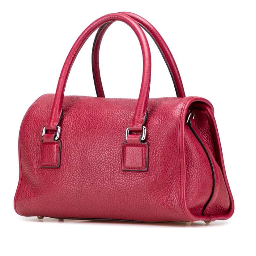 Loewe Leather Alamo 28 Red Leather Good condition - Back View