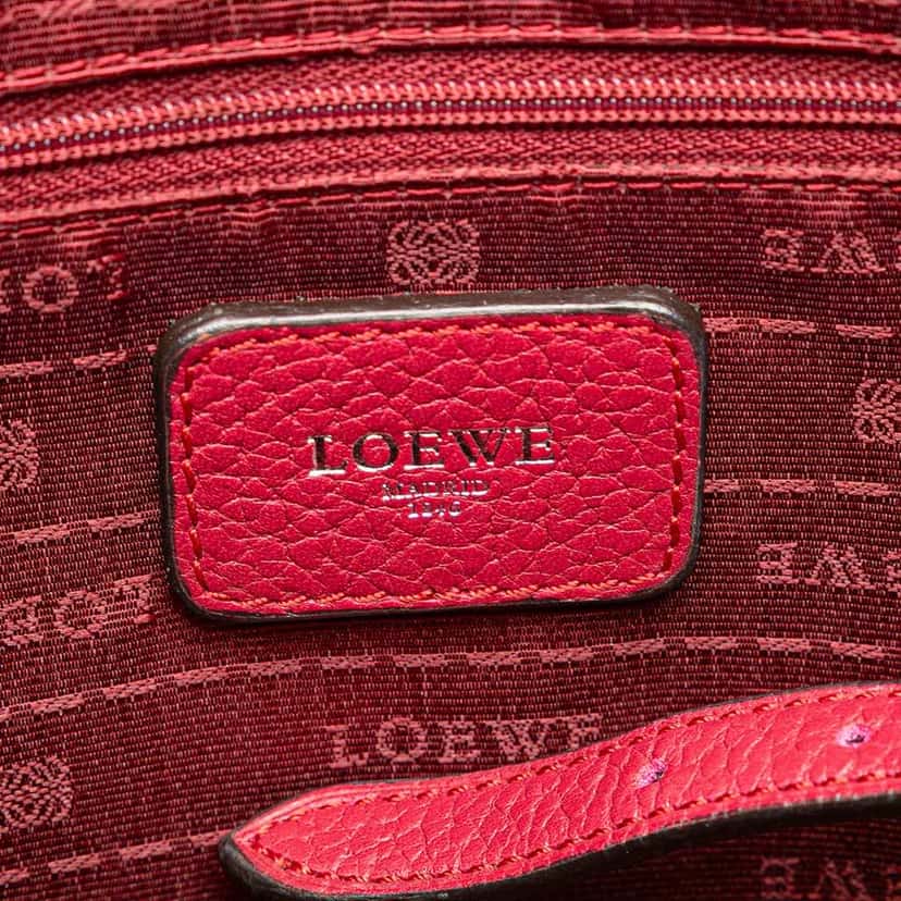 Loewe Leather Alamo 28 Red Leather Good condition - Box View