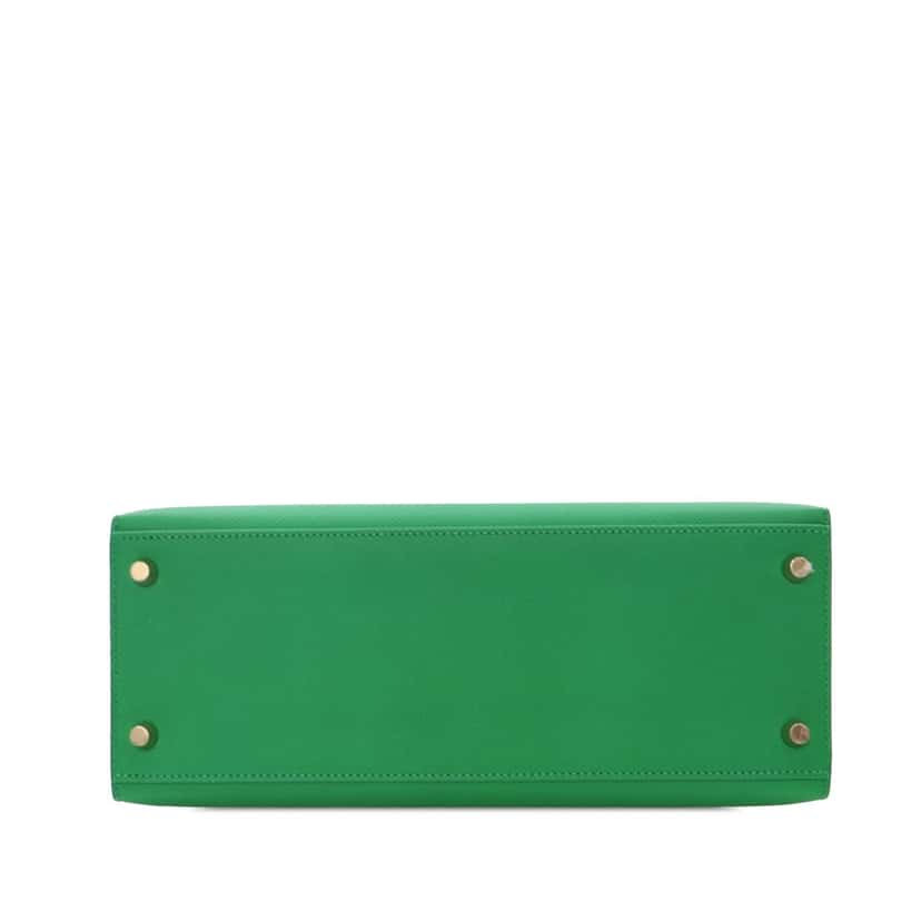 Hermès Epsom Kelly Sellier 28 Green Leather Good condition - Box View