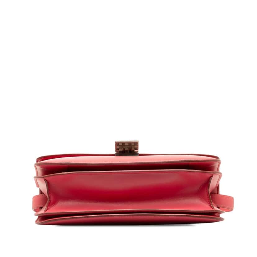 Celine Medium Calfskin Classic Box Pink Leather Good condition - Model View
