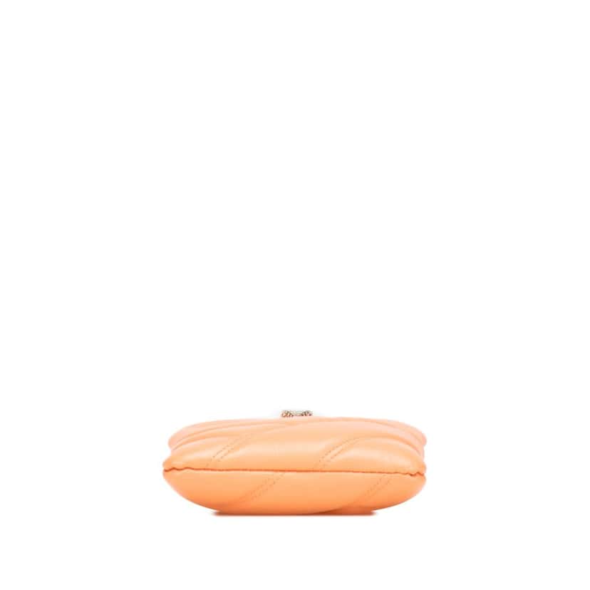 Bvlgari Leather Serpenti Cabochon Phone Case Crossbody Orange Leather Good condition - Inside View