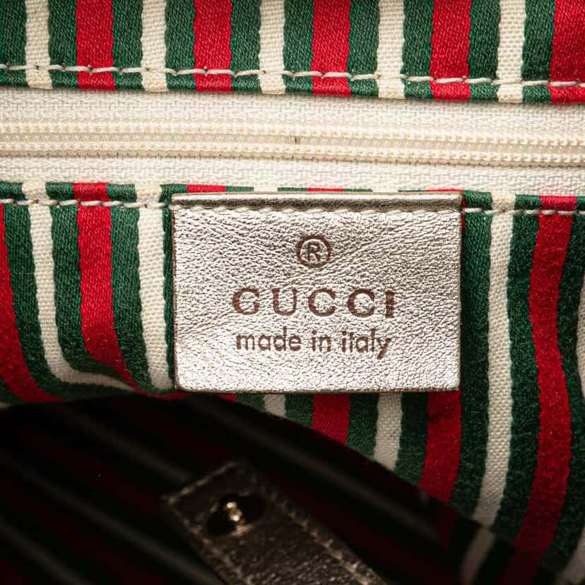 Gucci GG Canvas Abbey D Ring Tote Brown Canvas Good condition - Box View