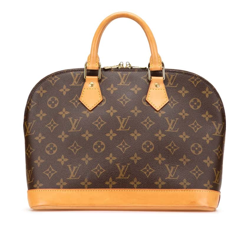 Louis Vuitton Monogram Alma PM Brown Canvas Good condition - Front View