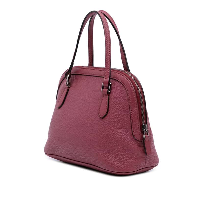 Gucci Mini Guccissima Dome Satchel Pink Leather Good condition - Back View