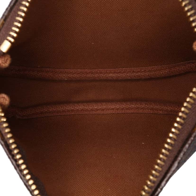 Louis Vuitton Monogram Mini Pochette Accessoires Brown Canvas Good condition - Model View