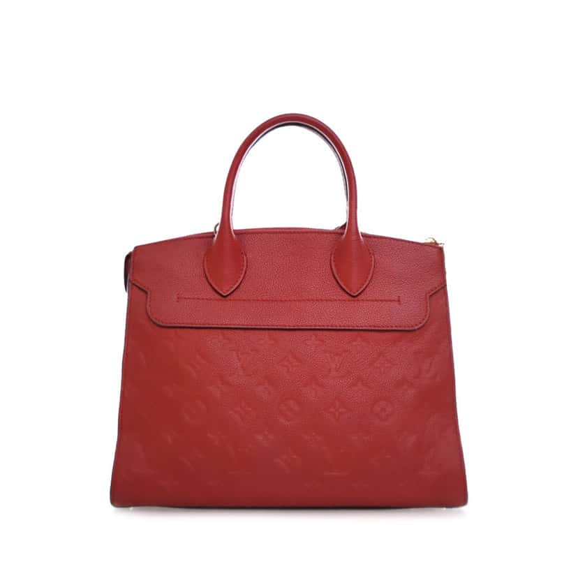 Louis Vuitton Monogram Empreinte Pont Neuf MM Red Leather Good condition - Back View
