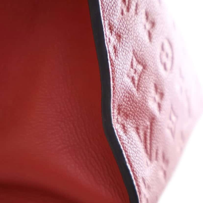 Louis Vuitton Monogram Empreinte Pont Neuf MM Red Leather Good condition - Box View