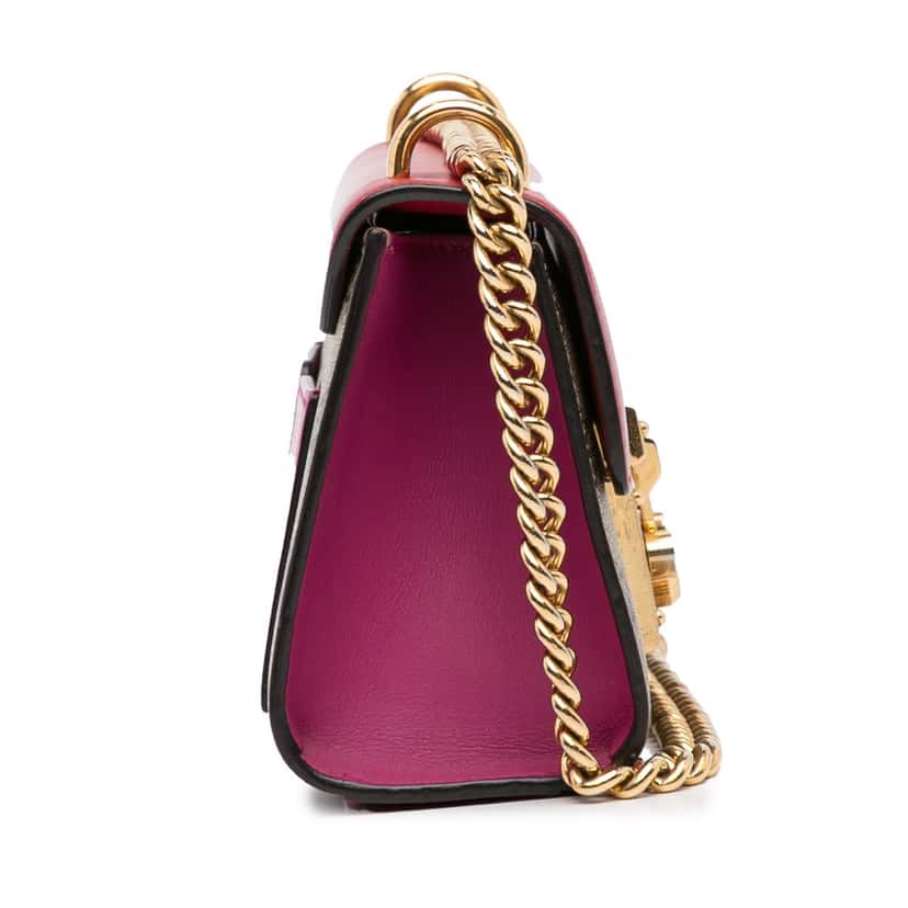 Gucci Small GG Supreme Padlock Crossbody Brown Canvas Good condition - Inside View