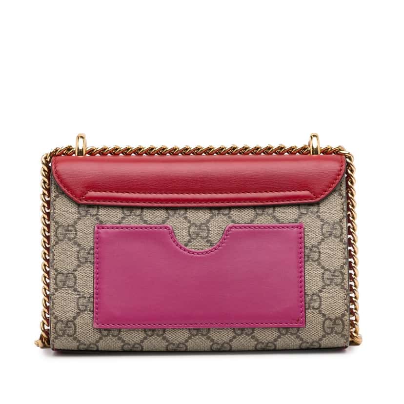 Gucci Small GG Supreme Padlock Crossbody Brown Canvas Good condition - Model View