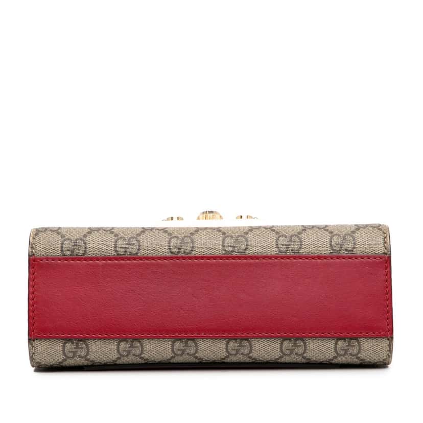 Gucci Small GG Supreme Padlock Crossbody Brown Canvas Good condition - Box View