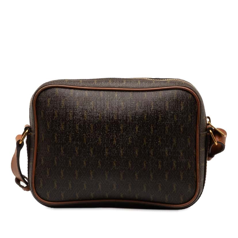 Saint Laurent Le Monogramme Camera Bag Brown Canvas Good condition - Inside View