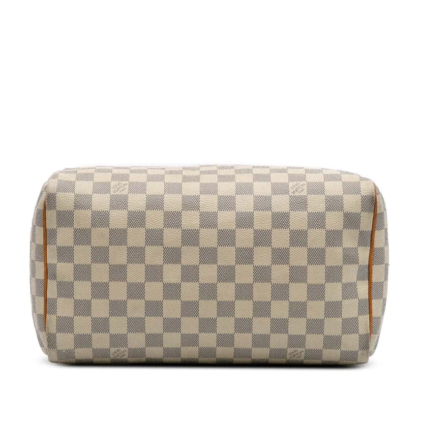 Louis Vuitton Damier Azur Speedy 30 White Canvas Good condition - Inside View
