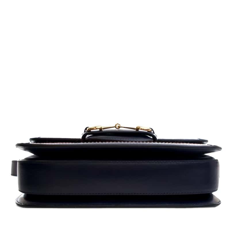 Gucci Small Corduroy Horsebit 1955 Shoulder Bag Pink Velvet Good condition - Model View