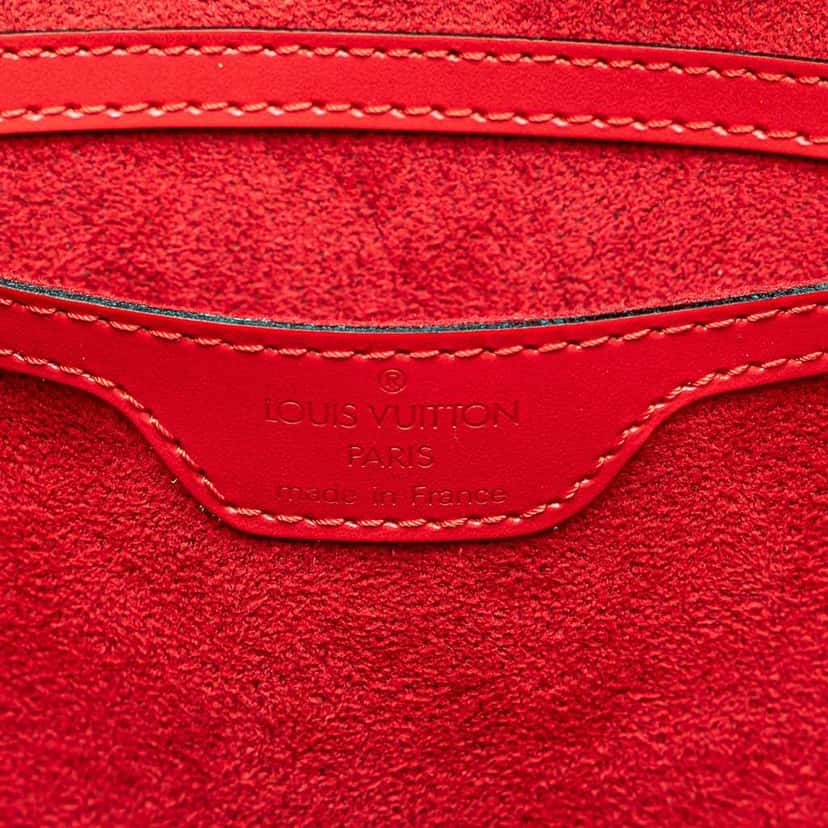Louis Vuitton Epi Saint Jacques PM Short Strap Red Leather Good condition - Box View