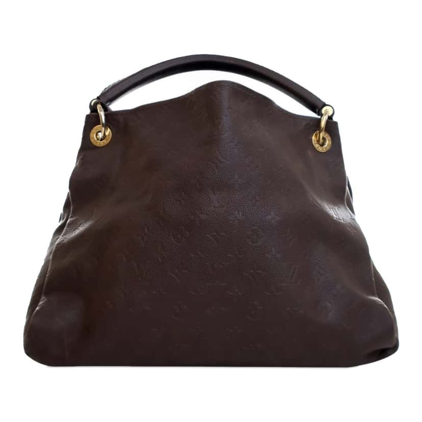 Louis Vuitton Monogram Empreinte Artsy MM Brown Leather Good condition - Inside View