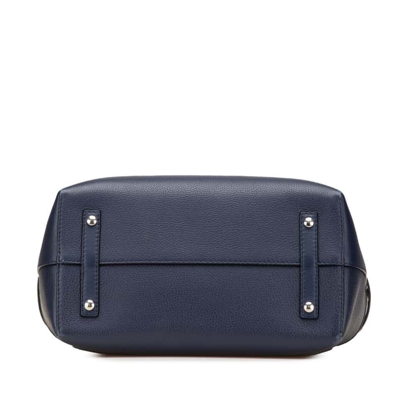Burberry Medium Tricolor Leather Marais Belt Bag Blue Leather Good condition - Inside View