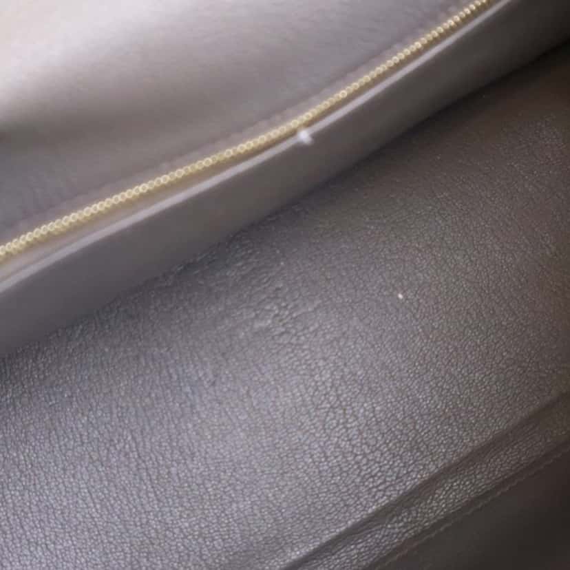 Hermès Togo Kelly II Retourne 28 Grey Leather Good condition - Model View